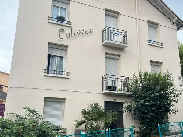 T2 AMELIE-LES-BAINS centre ville en vide à l'année 