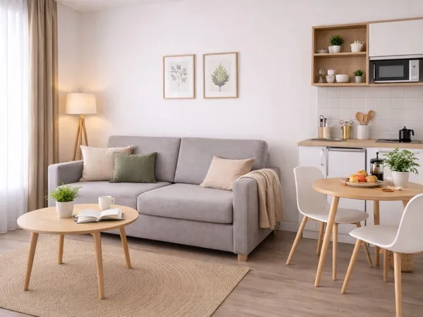Location studio meublé - Croix des Gardes 