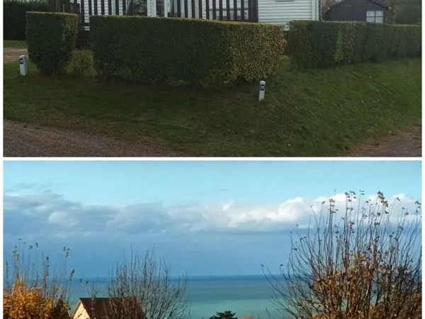 Mobil home vue sur mer 