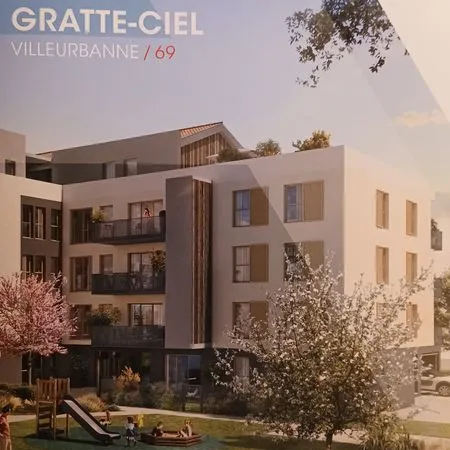 Appartement centre Villeurbanne en coeur d'ilot 