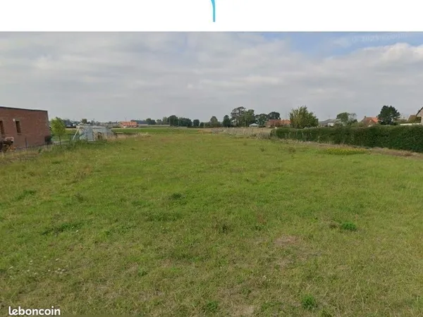 Terrain 1250 m² Houtkerque 