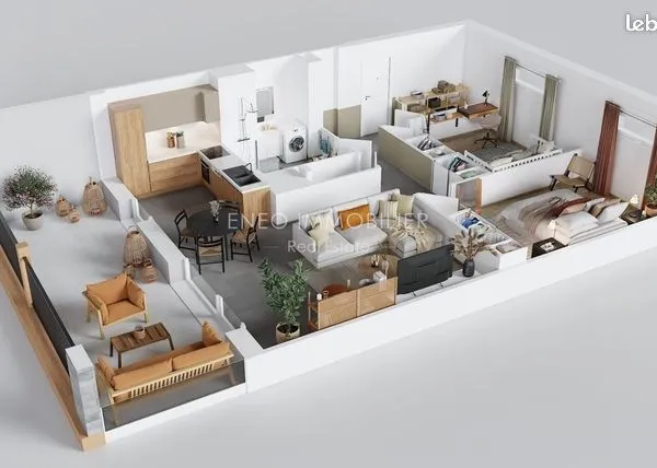 Appartement 3 pièces 65 m² 