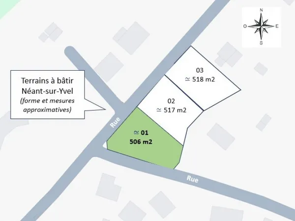 Terrain 506 m² 