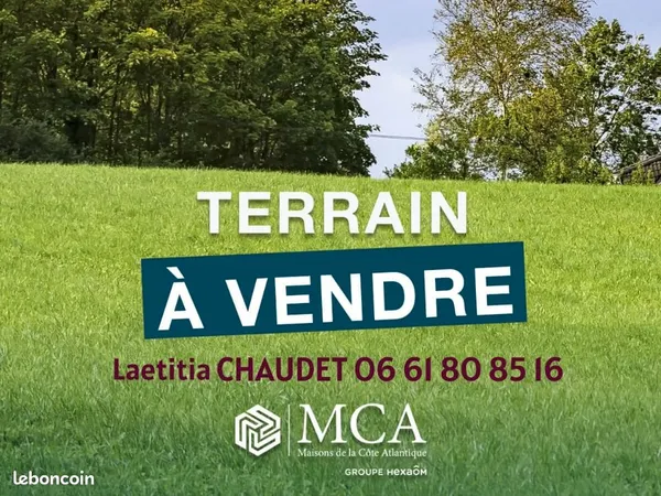 Terrain 796 m² Le Barp 