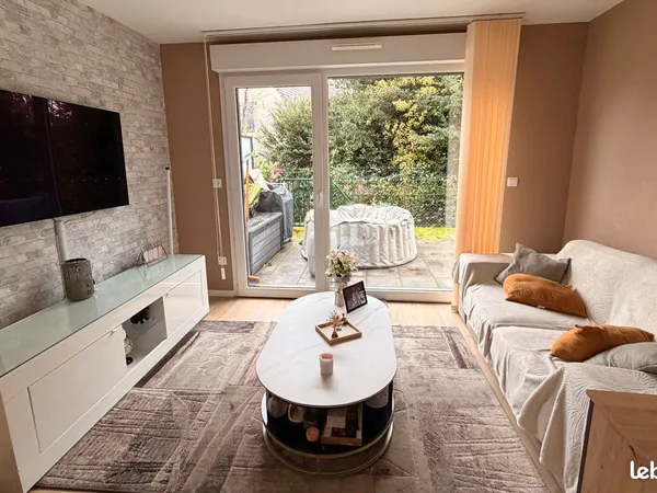 Appartement 2 pièces 45m2 avec jardin de 29m2 
