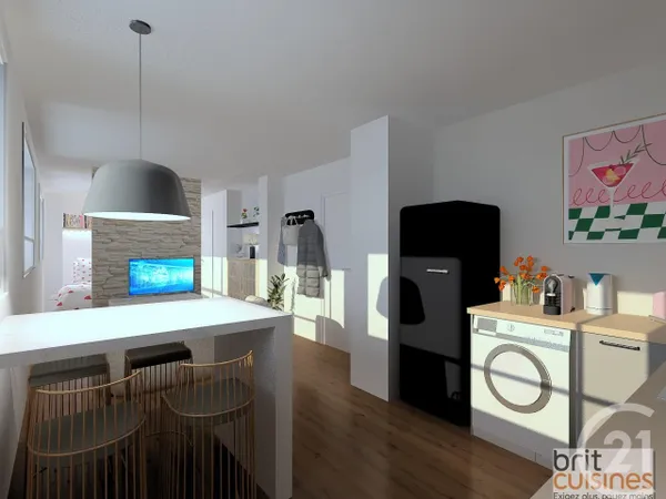 Appartement 1 pièce 35 m² 