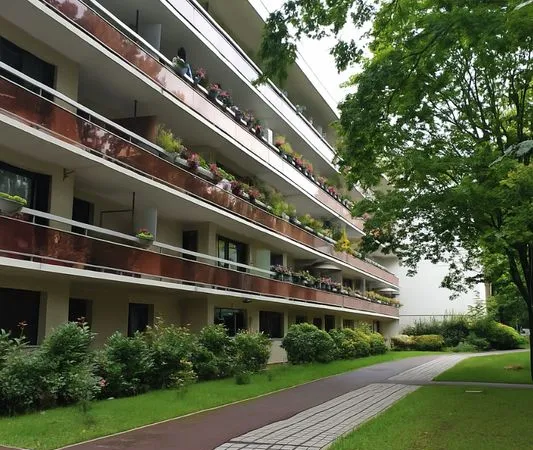 F4 meublé 82 m² avec balcon et parking 