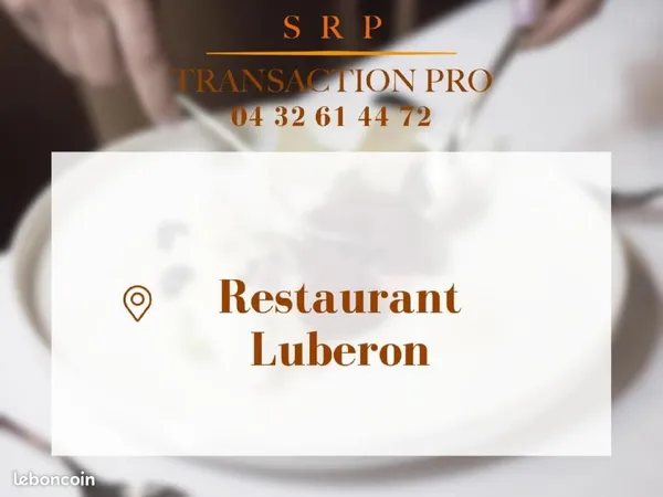 Fonds de commerce restaurant Apt 