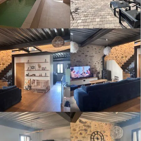 Maison de village avec jardin et piscine intérieure 