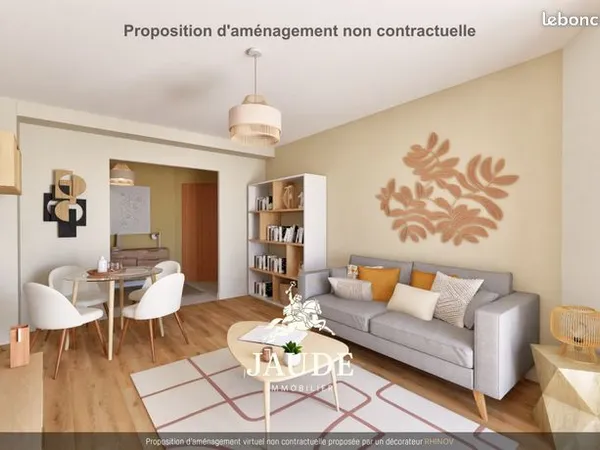 Appartement 3 pièces 65 m² 