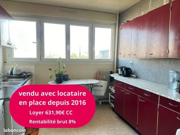 Appartement 3 pièces 56 m² 