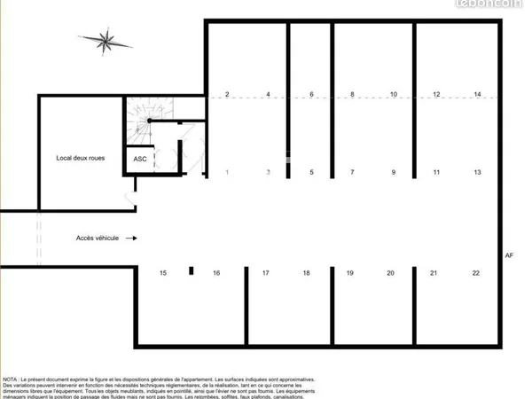 Parking 25 m² Saint Raphael 