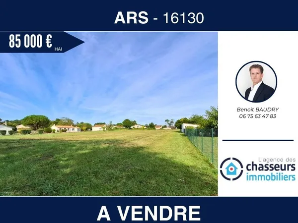 TERRAIN pour projet de lotissement à moins de 15 minutes de COG 