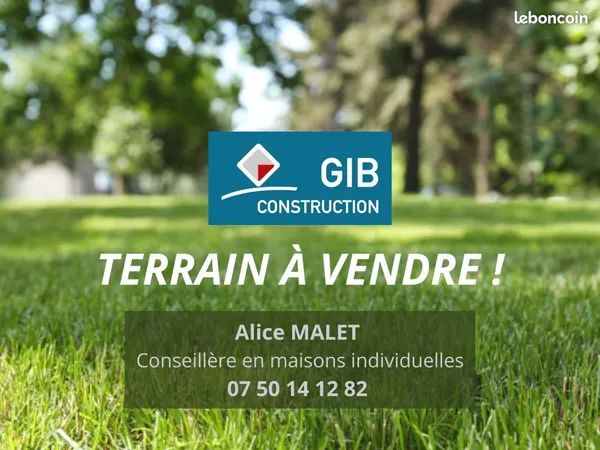 Terrain 700 m² Leognan 