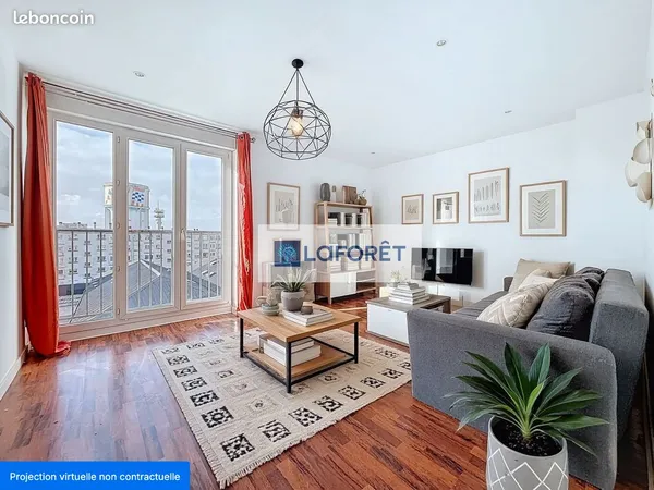 Appartement 3 pièces 66 m² 