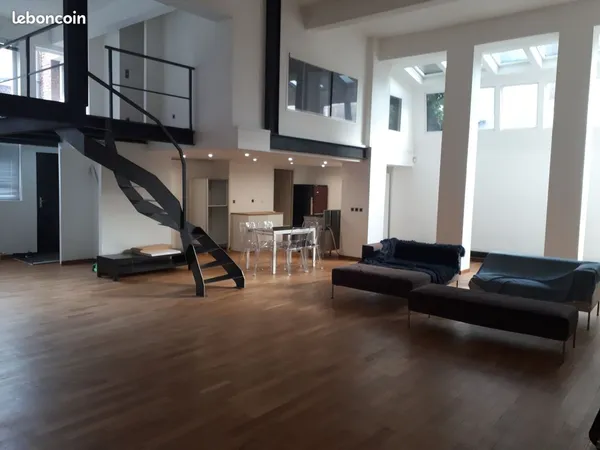 Loft rénové 191m2 Lille Centre 