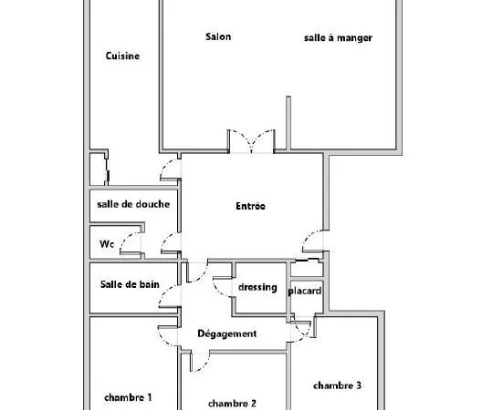 Appartement 4 pièces 110 m² 