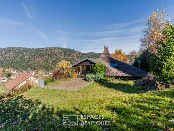 Chalet d'architecte à la vue dégagée 