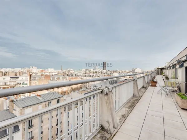 Paris 14 - Appartement 8p - Terrasses - Dernier étage - Vue Tour 