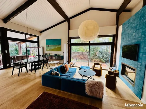 Cap-Ferret, plage de l'Herbe/Villa Algérienne, très belle villa d'architecte 155 m2, 4 chambres, 