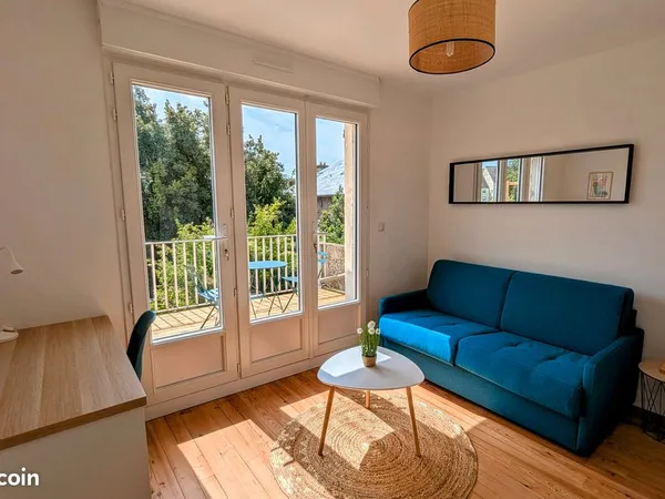 Appartement T1 meublé avec terrasse - rénové - Cherbourg 
