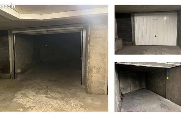 Garage fermé 