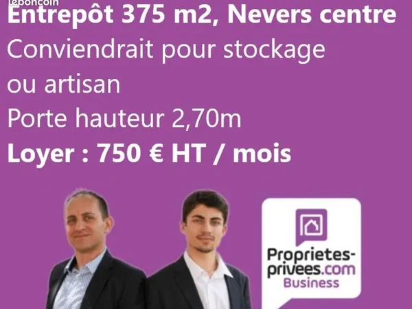 Local industriel 375 m² 