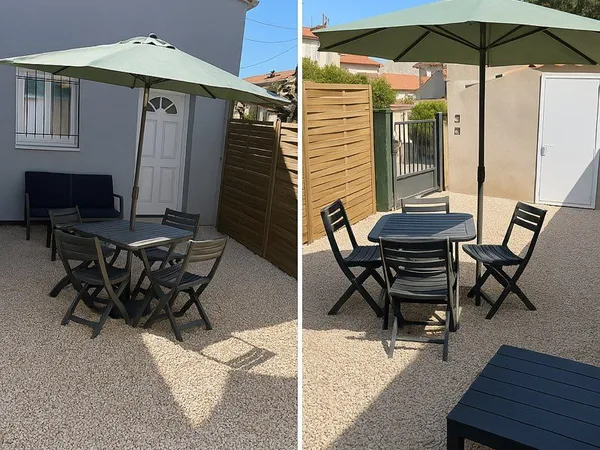 Maisonnette indépendante meublée terrasse Clim 