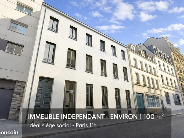 Bureaux 1092 m² Paris 11ème 
