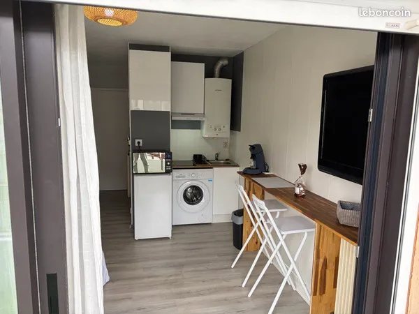 Studio meublé refait à neuf - Terrasse - Parking - Fibre - Résidence calme - Centre Montauban 