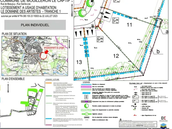 Terrain 550 m2 