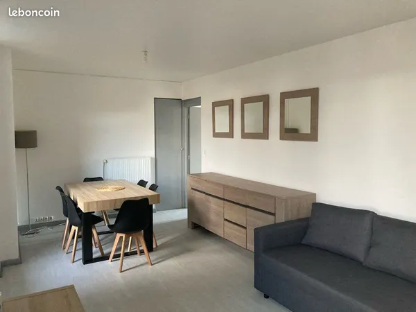 T3 60m2 meublé - rénové - jardin 