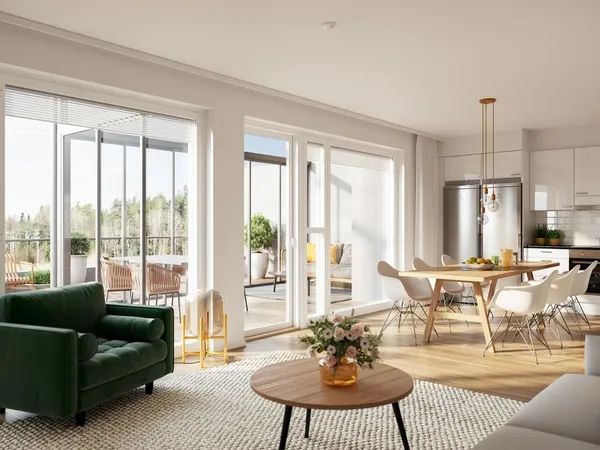 DANS SECTEUR RESIDENTIEL - MAGNIFIQUE T4 AVEC LARGE BALCON DE 40 M² EXPO SUD/OUEST 