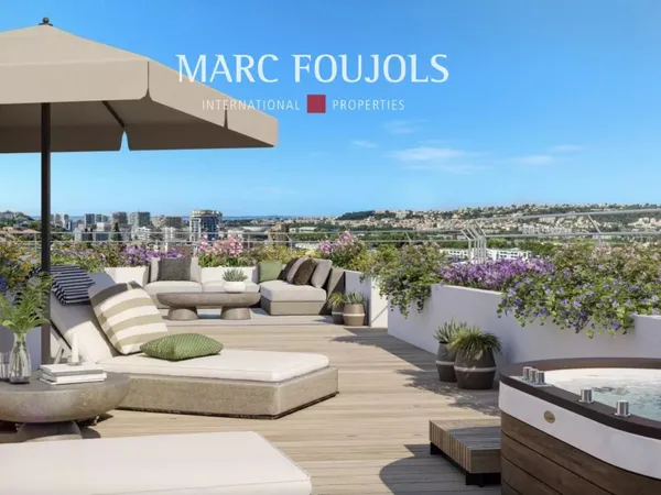 Nice Sainte-Marguerite - Penthouse 4 pièces avec double box et p 