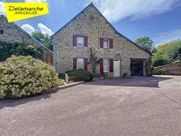 MAISON EN PIERRE BEAU POTENTIEL TERRAIN 1 276 m² a PONTS sous AVRANCHES ( 50300 ) PROCHE A 84 