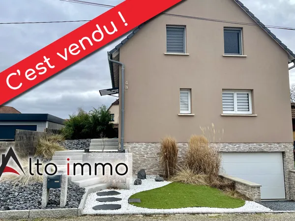 Maison contemporaine de 2018 d'une surface habitable de 89m2 