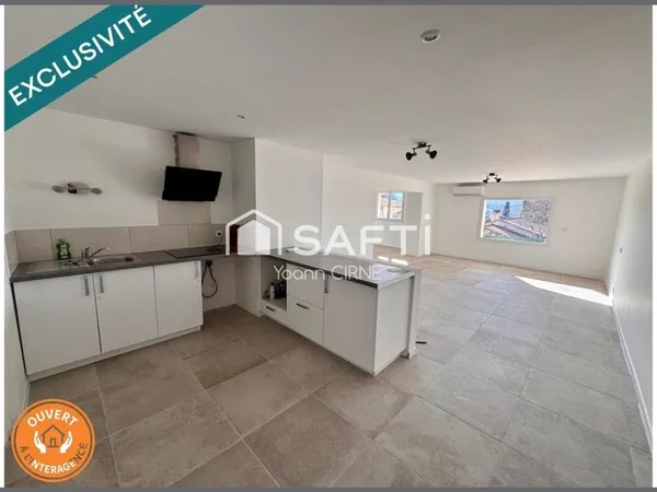 Appartement type 4 120 m2 entièrement rénové avec jardin et parking 