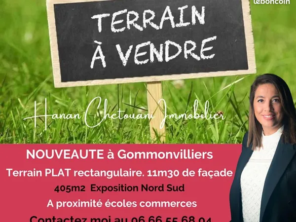 Terrain 405 m² Igny 