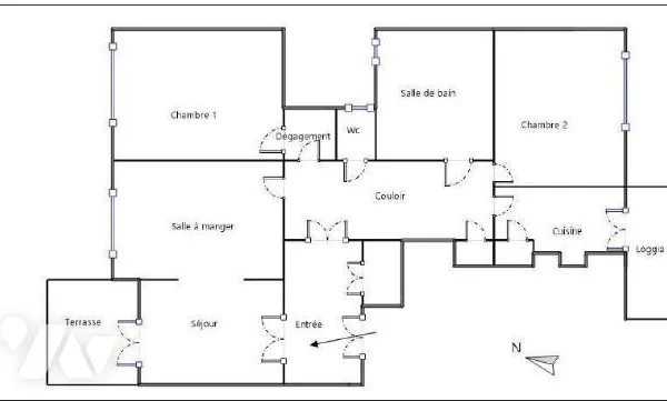 Appartement 3 pièces 101 m² 