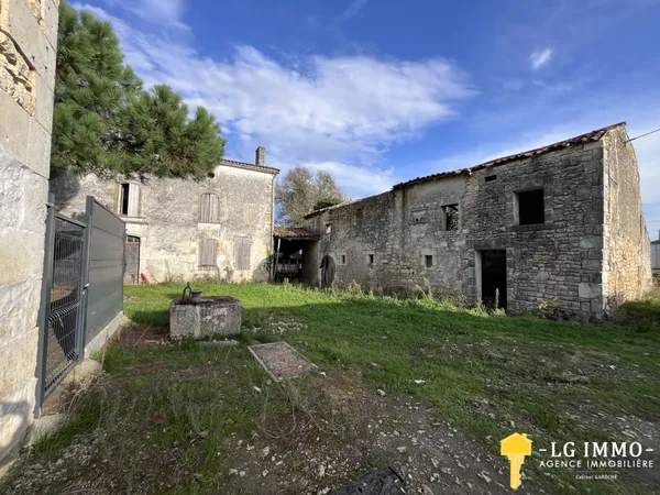 ENSEMBLE IMMOBILIER, 2 LOCATIONS, MAISON À RÉNOVER, DÉPENDAN 