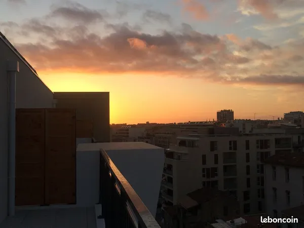 Appartement T1bis avec terrasse proche Timone 