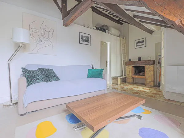 Studio lumineux avec vue unique 