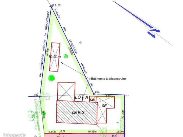 Terrain 450 m² Belin Beliet 