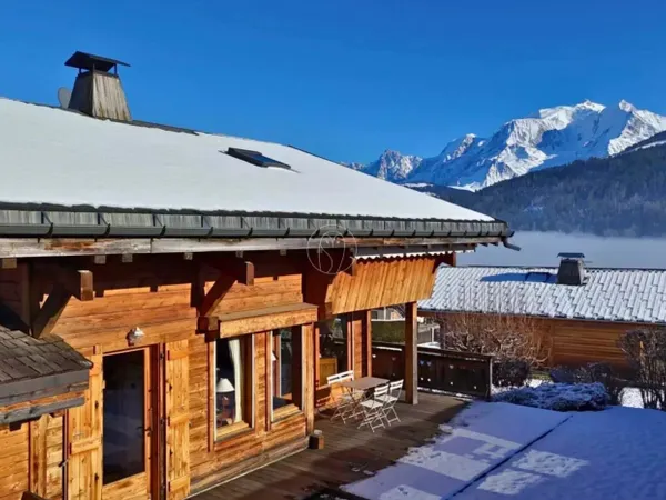 DEMI-QUARTIER - CHALET - 6 CHAMBRES - VUE MONT-BLANC 