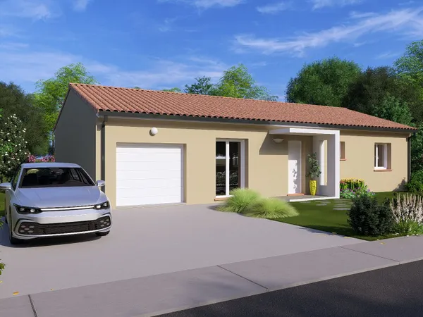 Terrain + maison 4 pièces 90 m² 