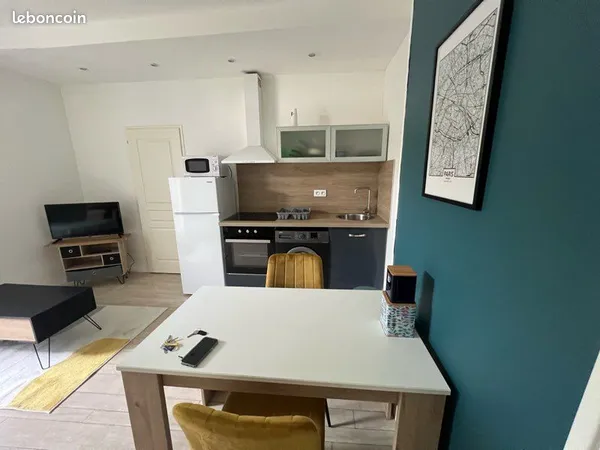Agréable T2 meublé avec terrasse 30m2 