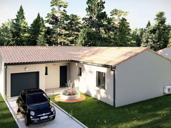 Terrain + maison 4 pièces 90 m² 