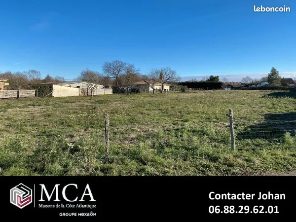Terrain 610 m² Audenge 