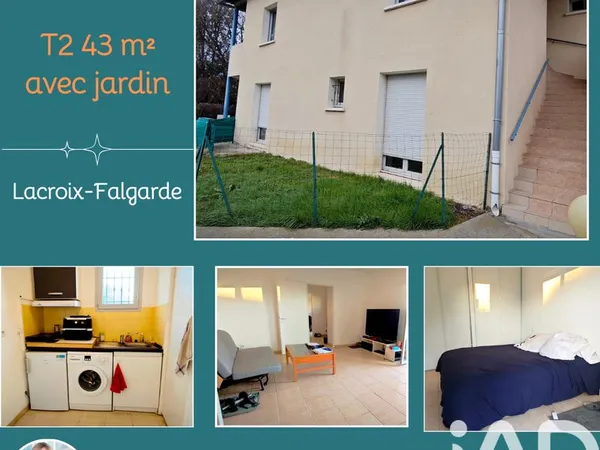 Appartement 2 pièces 43 m² 