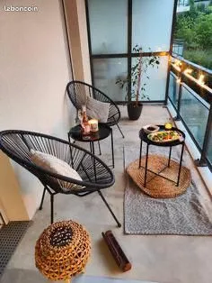 à louer - 2 pièces meublé - gare à 200 m - balcon + parking 🚗 